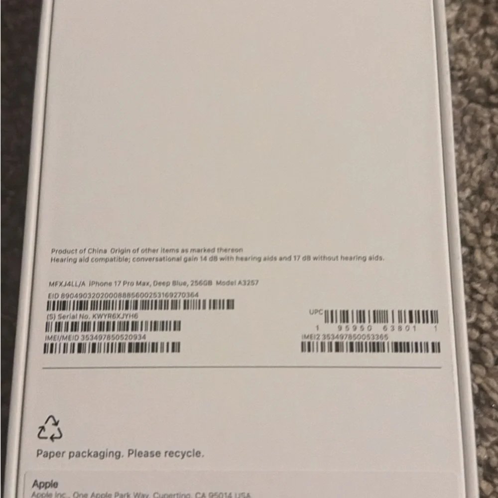 Apple iPhone - Dark Gray